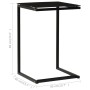 Schwarzer Beistelltisch aus gehärtetem Glas, 40 x 40 x 60 cm von vidaXL, Seitentische - Ref: Foro24-322784, Preis: 45,75 €, R...