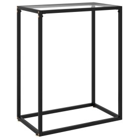 Tempered glass transparent console table 60x35x75 cm by vidaXL, Side tables - Ref: Foro24-322803, Price: 43,41 €, Discount: %