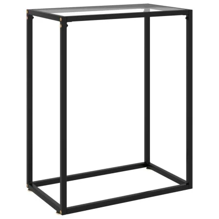 Tempered glass transparent console table 60x35x75 cm by vidaXL, Side tables - Ref: Foro24-322803, Price: 42,77 €, Discount: %