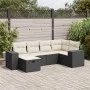 Set de sofás de jardín 6 piezas y cojines ratán sintético negro by , Garden sets - Ref: Foro24-3325682, Price: 394,19 €, Disc...