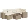 Set sofás de jardín 7 piezas y cojines ratán sintético beige von , Gartensets - Ref: Foro24-3325694, Preis: 545,52 €, Rabatt: %