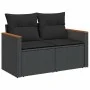 Set de sofás de jardín 6 piezas y cojines ratán sintético negro by , Garden sets - Ref: Foro24-3325912, Price: 406,03 €, Disc...