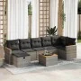 Set de sofás de jardín y cojines 8 piezas ratán sintético gris by , Garden sets - Ref: Foro24-3325938, Price: 465,75 €, Disco...