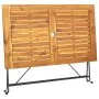 Klappbarer Gartentisch aus massivem Akazienholz 120x70x74 cm von vidaXL, Gartentische - Ref: Foro24-313159, Preis: 156,92 €, ...