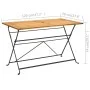 Folding garden table made of solid acacia wood 120x70x74 cm by vidaXL, Garden tables - Ref: Foro24-313159, Price: 153,04 €, D...
