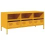 Mueble para TV acero laminado en frío amarillo 101,5x39x43,5 cm von , TV-Möbel - Ref: Foro24-851325, Preis: 93,19 €, Rabatt: %