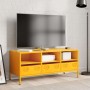 Mueble para TV acero laminado en frío amarillo 101,5x39x43,5 cm by , TV Furniture - Ref: Foro24-851325, Price: 94,07 €, Disco...
