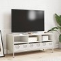Mueble para TV acero laminado en frío blanco 101,5x39x43,5 cm von , TV-Möbel - Ref: Foro24-851327, Preis: 127,50 €, Rabatt: %