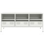 Mueble para TV acero laminado en frío blanco 101,5x39x43,5 cm von , TV-Möbel - Ref: Foro24-851327, Preis: 127,50 €, Rabatt: %