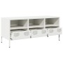 Mueble para TV acero laminado en frío blanco 101,5x39x43,5 cm von , TV-Möbel - Ref: Foro24-851327, Preis: 127,50 €, Rabatt: %