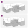 Set sofás jardín y cojines 8 pzas ratán sintético acacia beige by , Garden sets - Ref: Foro24-3327517, Price: 551,78 €, Disco...