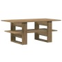 Mesa de centro madera ingeniería roble artesanal 102x55x42cm by , Coffee table - Ref: Foro24-855851, Price: 53,64 €, Discount: %