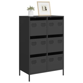 Aparador acero negro 68x39x101,5 cm von , Sideboards - Ref: Foro24-851220, Preis: 165,35 €, Rabatt: %