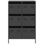 Aparador acero negro 68x39x101,5 cm von , Sideboards - Ref: Foro24-851220, Preis: 165,26 €, Rabatt: %