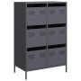 Aparador acero gris antracita 68x39x101,5 cm de , Aparadores - Ref: Foro24-851222, Precio: 128,76 €, Descuento: %