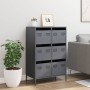 Aparador acero gris antracita 68x39x101,5 cm de , Aparadores - Ref: Foro24-851222, Precio: 128,76 €, Descuento: %