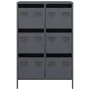 Aparador acero gris antracita 68x39x101,5 cm de , Aparadores - Ref: Foro24-851222, Precio: 126,81 €, Descuento: %
