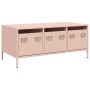 Mesa de centro acero laminado en frío rosa 101,5x50x43,5 cm by , Coffee table - Ref: Foro24-851269, Price: 111,57 €, Discount: %