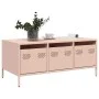 Mesa de centro acero laminado en frío rosa 101,5x50x43,5 cm de , Mesas de centro - Ref: Foro24-851269, Precio: 110,55 €, Desc...