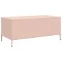Mesa de centro acero laminado en frío rosa 101,5x50x43,5 cm de , Mesas de centro - Ref: Foro24-851269, Precio: 110,55 €, Desc...