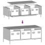 Mesa de centro acero laminado en frío rosa 101,5x50x43,5 cm by , Coffee table - Ref: Foro24-851269, Price: 111,57 €, Discount: %