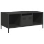 Mesa de centro acero laminado en frío negro 101,5x50x43,5 cm by , Coffee table - Ref: Foro24-851274, Price: 88,66 €, Discount: %
