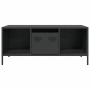Mesa de centro acero laminado en frío negro 101,5x50x43,5 cm by , Coffee table - Ref: Foro24-851274, Price: 88,66 €, Discount: %