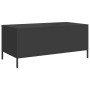 Mesa de centro acero laminado en frío negro 101,5x50x43,5 cm by , Coffee table - Ref: Foro24-851274, Price: 88,66 €, Discount: %