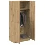 Armario madera de ingeniería roble artisan 90x52x200 cm de , Armarios roperos - Ref: Foro24-855885, Precio: 202,68 €, Descuen...