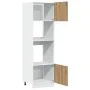 Armario microondas madera ingeniería roble artisan 60x57x207 cm von , Küchenschränke - Ref: Foro24-856129, Preis: 192,37 €, R...