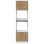 Armario microondas madera ingeniería roble artisan 60x57x207 cm von , Küchenschränke - Ref: Foro24-856129, Preis: 195,67 €, R...