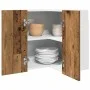 Armario colgante de esquina madera envejecida 57x57x60 cm de , Armarios de cocina - Ref: Foro24-856122, Precio: 78,63 €, Desc...