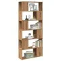 Estantería/divisor de espacios roble artisan 80x24x186 cm de , Librerías y estanterías - Ref: Foro24-856737, Precio: 102,98 €...