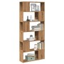 Estantería/divisor de espacios roble artisan 80x24x186 cm de , Librerías y estanterías - Ref: Foro24-856737, Precio: 104,93 €...