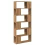Estantería/divisor de espacios roble artisan 80x24x186 cm de , Librerías y estanterías - Ref: Foro24-856737, Precio: 102,98 €...