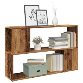 Estantería madera de ingeniería madera envejecida 100x24x63 cm by , Bookcases and shelves - Ref: Foro24-856740, Price: 49,82 ...