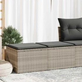 Set sofás jardín y cojines 2 pzas ratán sintético acacia gris von , Gartensets - Ref: Foro24-3328665, Preis: 107,31 €, Rabatt: %