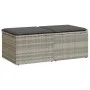 Set sofás jardín y cojines 2 pzas ratán sintético acacia gris von , Gartensets - Ref: Foro24-3328665, Preis: 107,31 €, Rabatt: %
