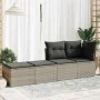 Set sofás jardín y cojines 2 pzas ratán sintético acacia gris von , Gartensets - Ref: Foro24-3328665, Preis: 107,31 €, Rabatt: %