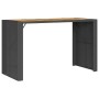 Set bar jardín sin cojines 5 pzas ratán sintético acacia negro von , Gartensets - Ref: Foro24-3328891, Preis: 543,21 €, Rabat...
