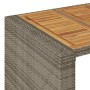 Set bar jardín cno cojines 5 pzas ratán sintético acacia gris von , Gartensets - Ref: Foro24-3328898, Preis: 553,74 €, Rabatt: %