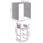 Set bar jardín cno cojines 5 pzas ratán sintético acacia gris von , Gartensets - Ref: Foro24-3328898, Preis: 553,74 €, Rabatt: %