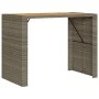 Set bar jardín cno cojines 5 pzas ratán sintético acacia gris de , Conjuntos de jardín - Ref: Foro24-3328900, Precio: 622,35 ...