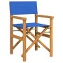 Sillas de director plegables 2 unidades madera maciza teca azul von , Gartenstühle - Ref: Foro24-4008514, Preis: 220,38 €, Ra...