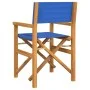 Sillas de director plegables 2 unidades madera maciza teca azul von , Gartenstühle - Ref: Foro24-4008514, Preis: 220,38 €, Ra...