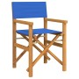 Silla de director plegable madera maciza de teca azul von , Gartenstühle - Ref: Foro24-4008509, Preis: 133,49 €, Rabatt: %