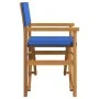 Silla de director plegable madera maciza de teca azul von , Gartenstühle - Ref: Foro24-4008509, Preis: 131,06 €, Rabatt: %