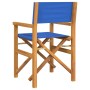 Silla de director plegable madera maciza de teca azul von , Gartenstühle - Ref: Foro24-4008509, Preis: 133,49 €, Rabatt: %