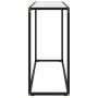 Weißer Konsolentisch aus gehärtetem Glas, 100 x 35 x 75 cm von vidaXL, Seitentische - Ref: Foro24-322813, Preis: 47,87 €, Rab...