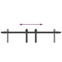 Kit de puerta corredera de armario acero carbono 91,5 cm von , DIY-Zubehör - Ref: Foro24-4009663, Preis: 34,49 €, Rabatt: %